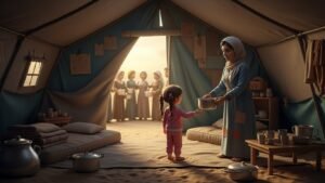 الاعلام المجتمعي يطلق مبادرة لتمكين النساء النازحات عبر دمى الماريونت