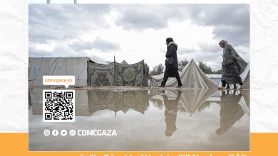 صورة الشتاء يحول حياة النازحين في غزة من نعمة إلى نقمة