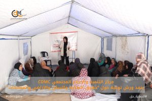 الإعلام المجتمعي يبدأ تنفذ ورش التوعية حول حقوق الملكية والسكن والأراضي والممتلكات