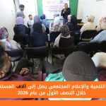 مركز التنمية والإعلام المجتمعي يصل إلى آلاف المستفيدين خلال النصف الأول من عام 2026