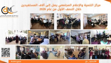 صورة مركز التنمية والإعلام المجتمعي يصل إلى آلاف المستفيدين خلال النصف الأول من عام 2026